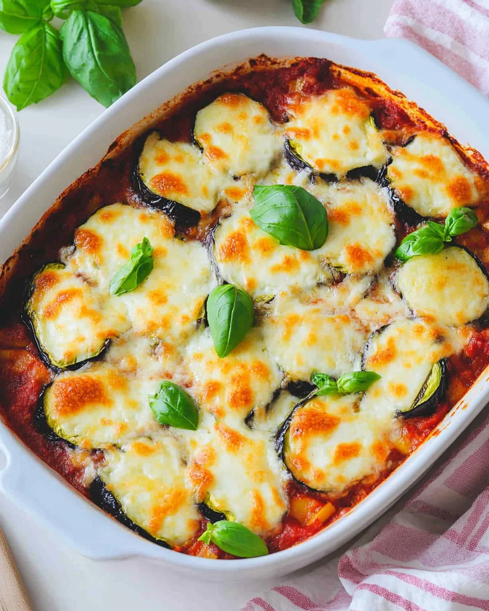 Aubergine-Zucchini-Auflauf