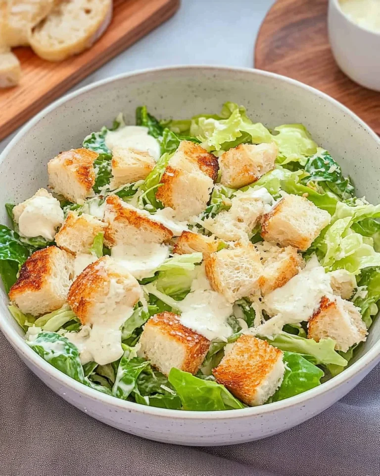 Caesar Salad - ohne Ei & Sardellen