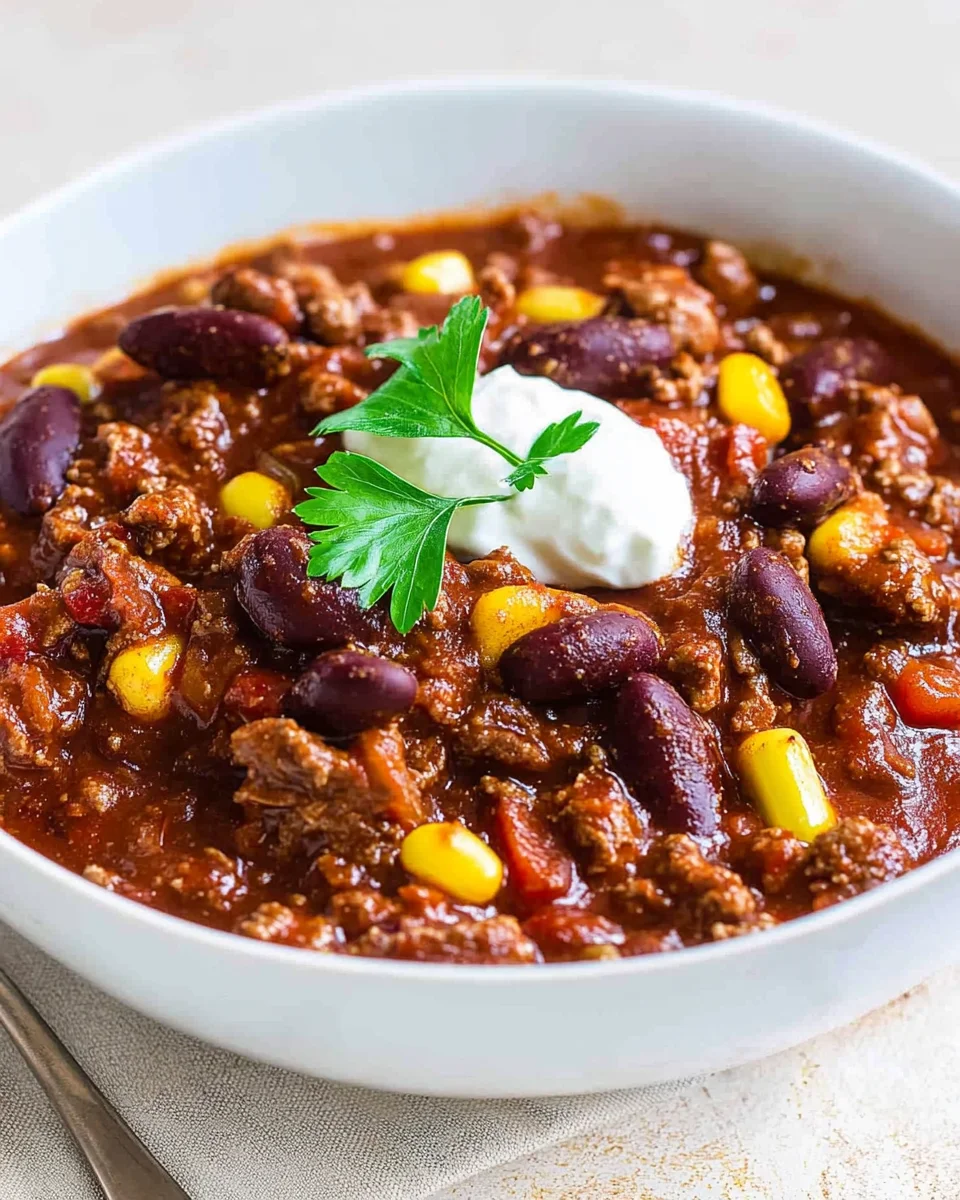 Chili con Carne mit Schokolade