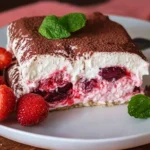 Erdbeer Tiramisu - cremig & ohne Ei