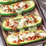 Gefüllte Zucchini mit Hack - so lecker!