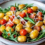 Gnocchi Salat mit Pesto