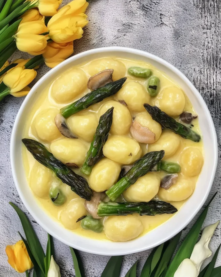 Gnocchi mit grünem Spargel