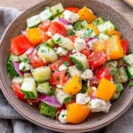 Griechischer Bauernsalat (einfaches Salat Rezept)