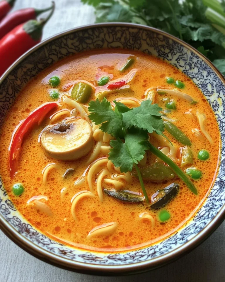 Hähnchen Curry Suppe