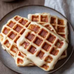 Herzhafte Waffeln mit Käse (Pizzawaffeln)