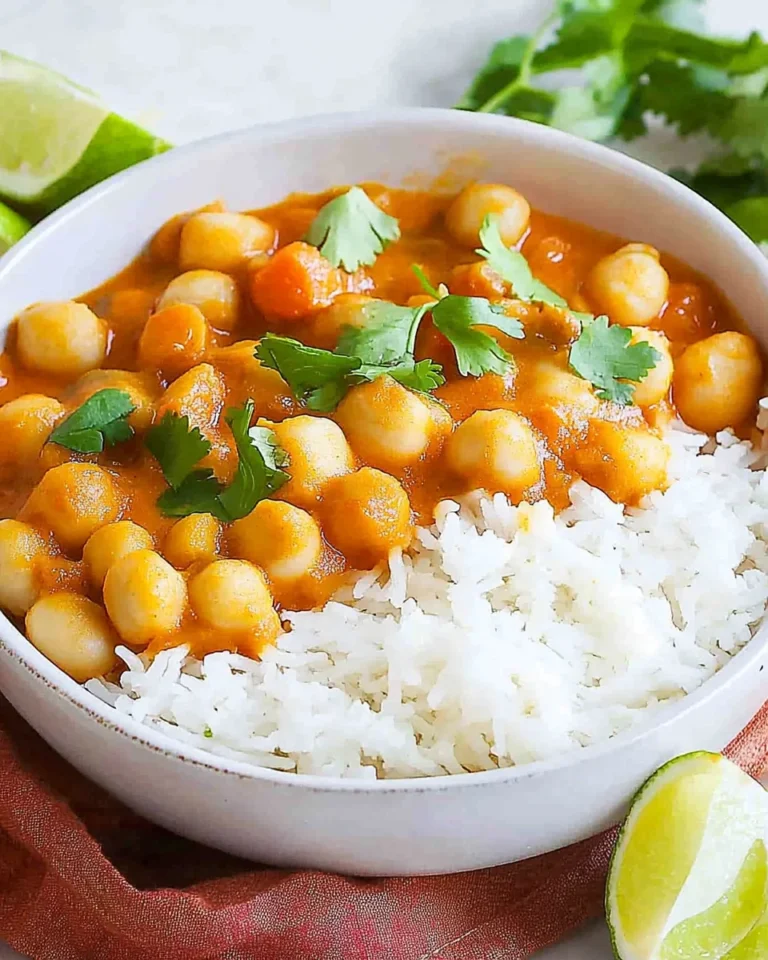 Kichererbsen-Curry mit Kokosmilch