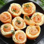 Lachsröllchen - Lachs Frischkäse Röllchen