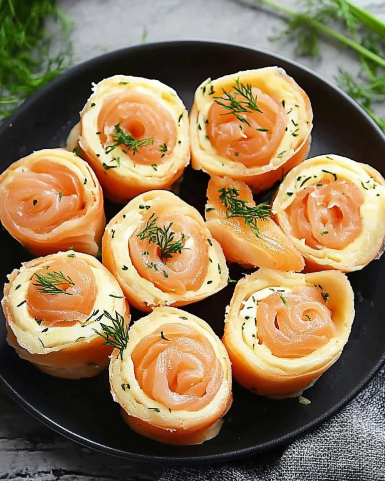 Lachsröllchen - Lachs Frischkäse Röllchen