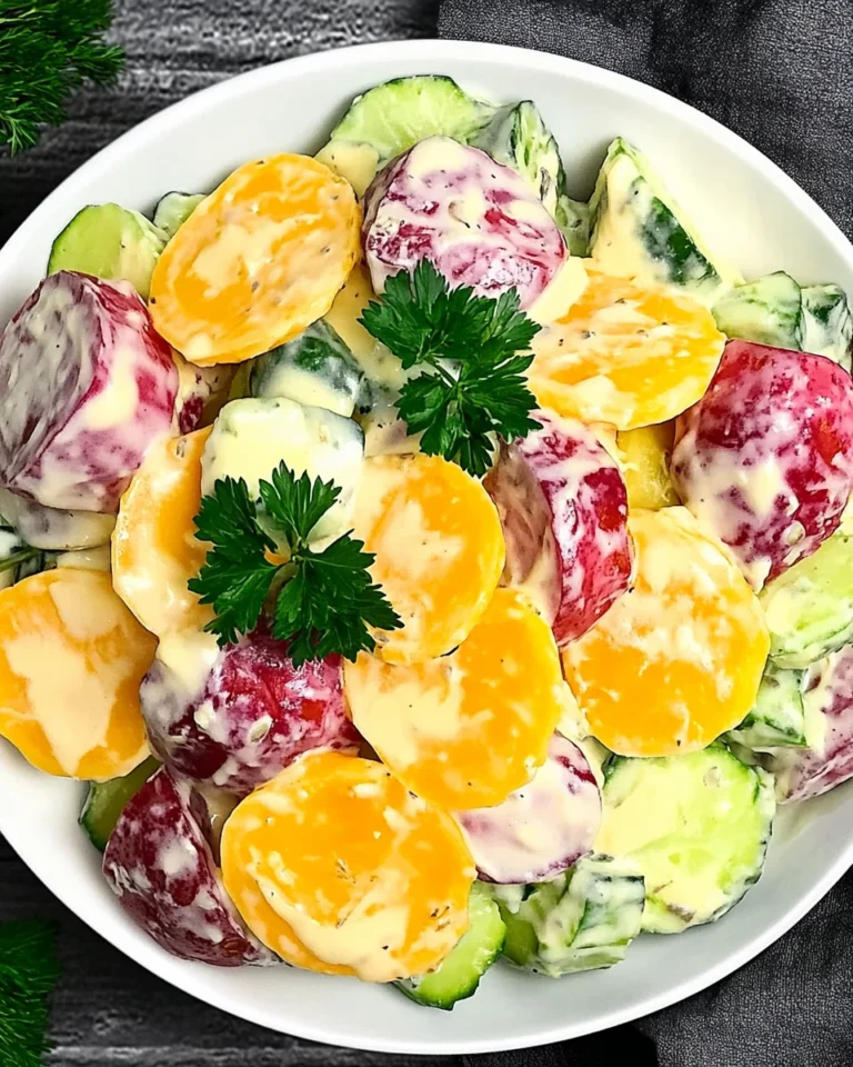 Leichter Cremiger Kartoffelsalat ohne Mayonnaise