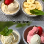 Nicecream - Bananeneis - Erdbeereis - Mangoeis