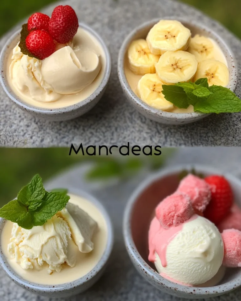 Nicecream - Bananeneis - Erdbeereis - Mangoeis
