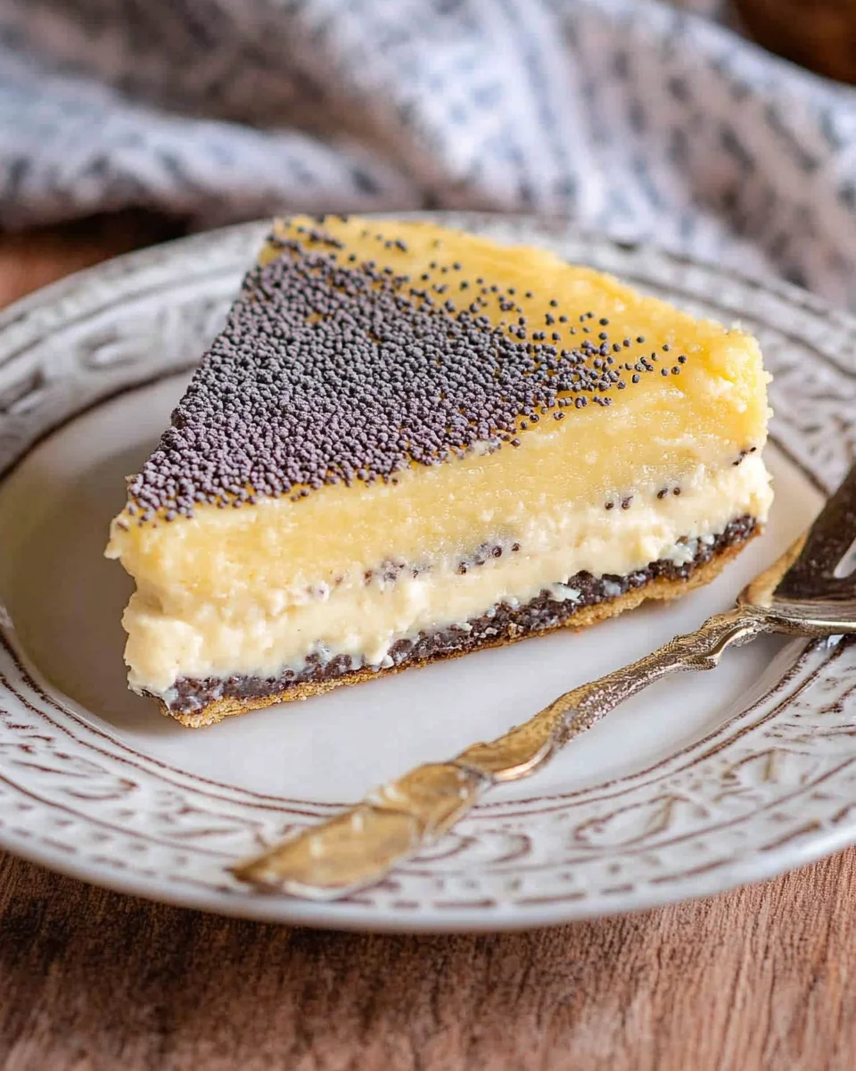 Saftiger Mohnkuchen mit Pudding & Schmand (schnelles Rezept)