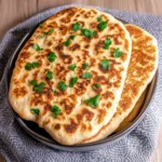 Schnelles Pfannenbrot ohne Hefe (Rezept mit Joghurt)