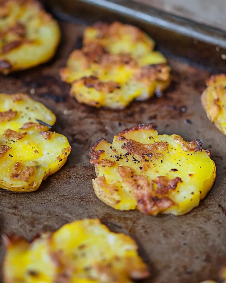 Smashed Potatoes - knusprige Quetschkartoffeln im Ofen