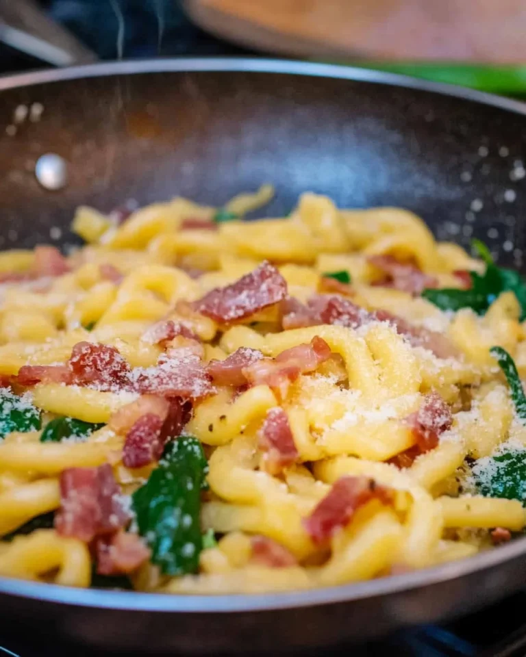 Spätzle Bacon Pfanne