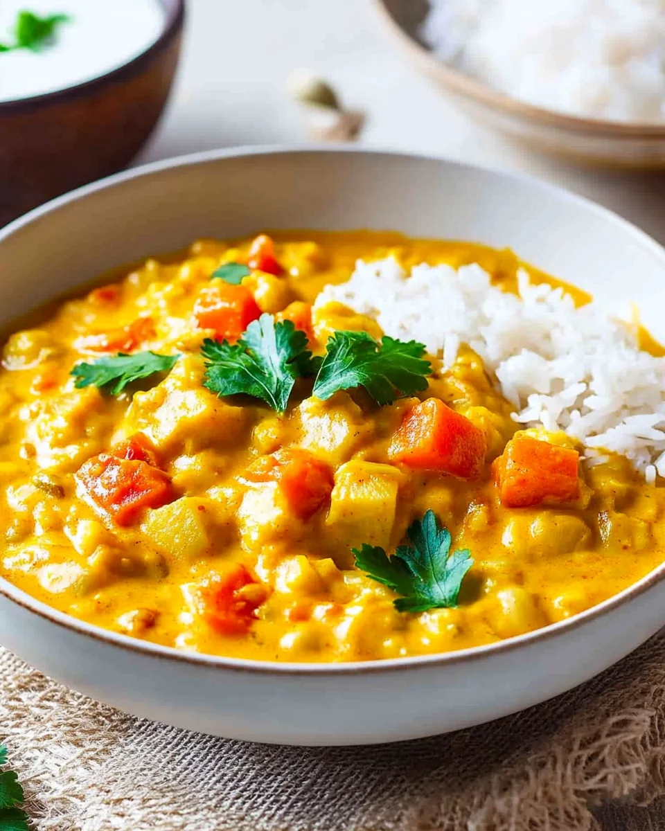 Süßkartoffel-Linsen-Curry