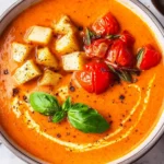 Tomaten-Paprika-Suppe aus dem Ofen