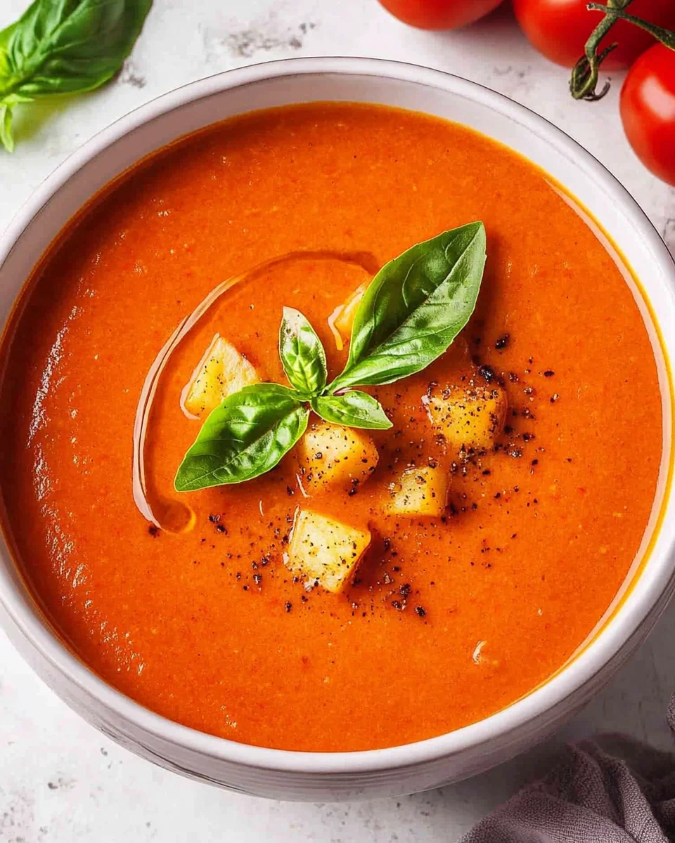Tomaten-Paprika-Suppe