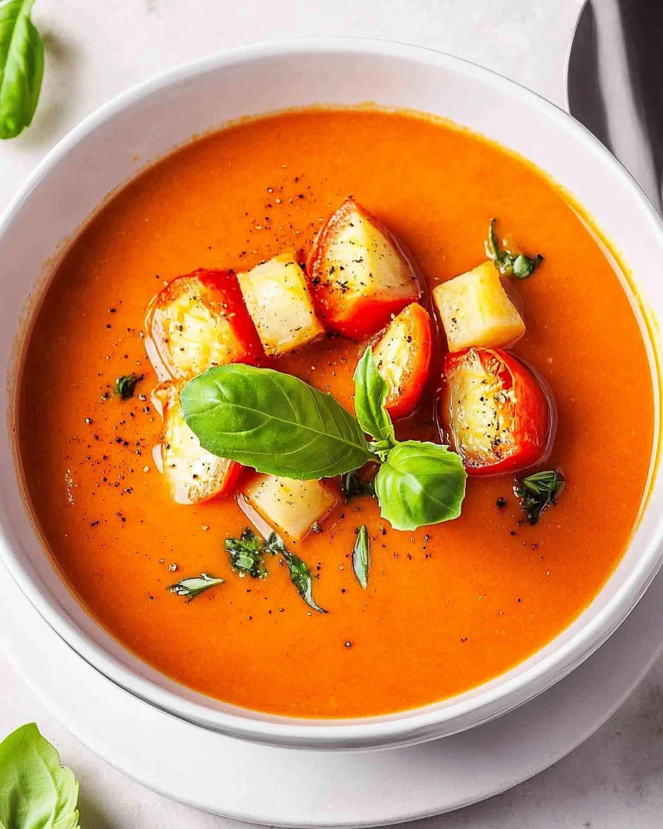 Tomaten-Paprika-Suppe