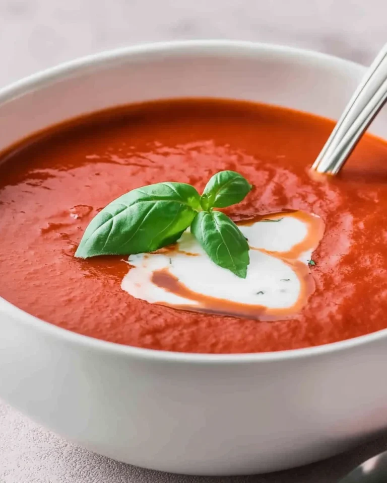 Tomatensuppe mit Reis & passierten Tomaten