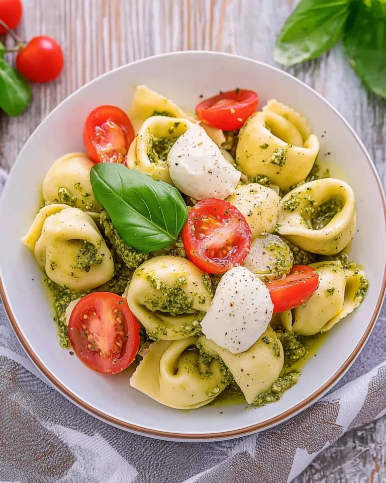 Tortellini Salat mit Pesto (schnelles Rezept)