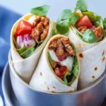 Wraps mit Hackfleisch und Käse
