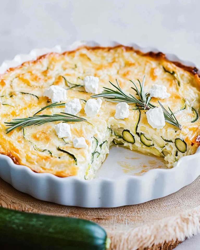 Zucchini-Quiche mit Feta
